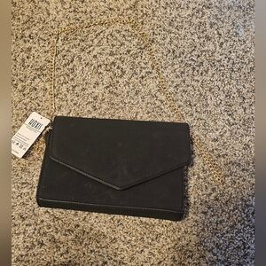 HOXIS Minimalist Evening Envelope Clutch Chain Shoulder Bag Women Faux Leather